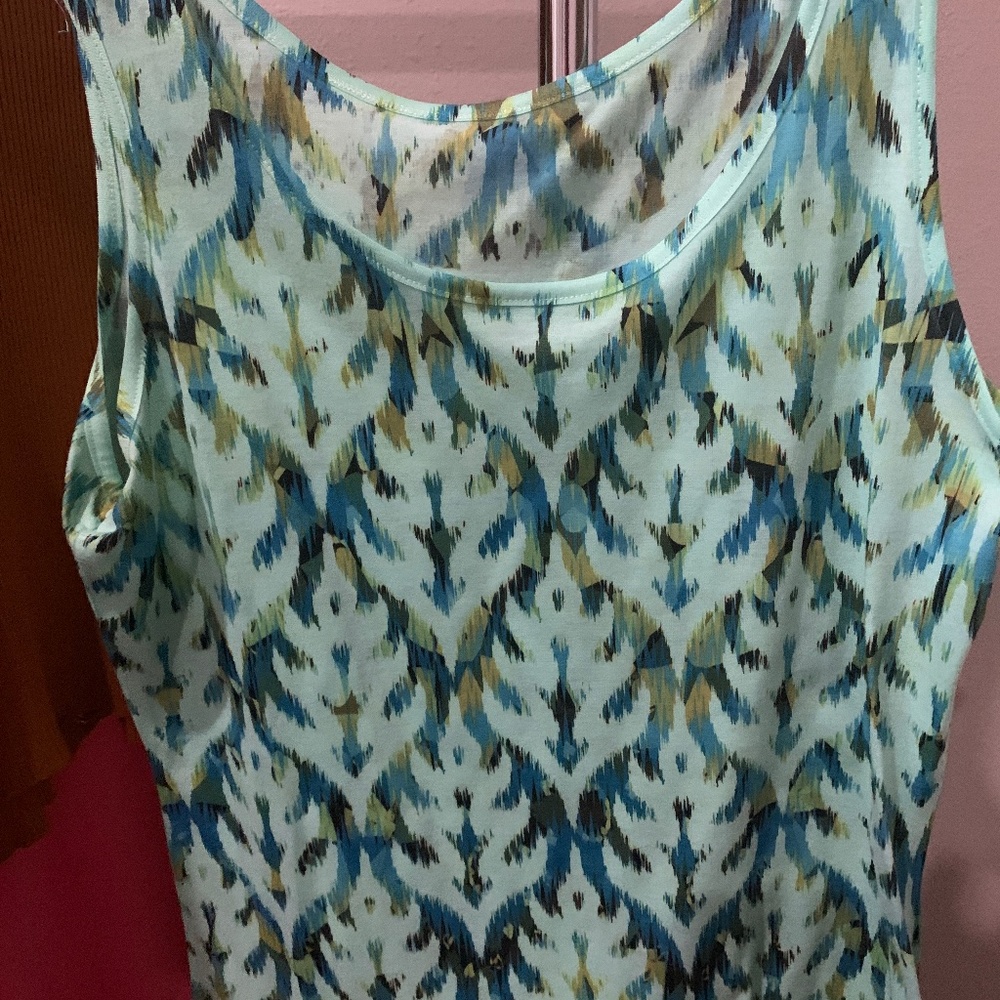 2 piece turquoise top size pM